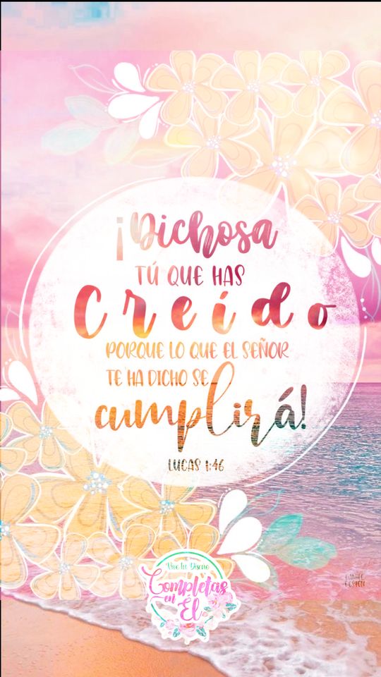 Fondo de pantalla: Dichosa tú que has creído